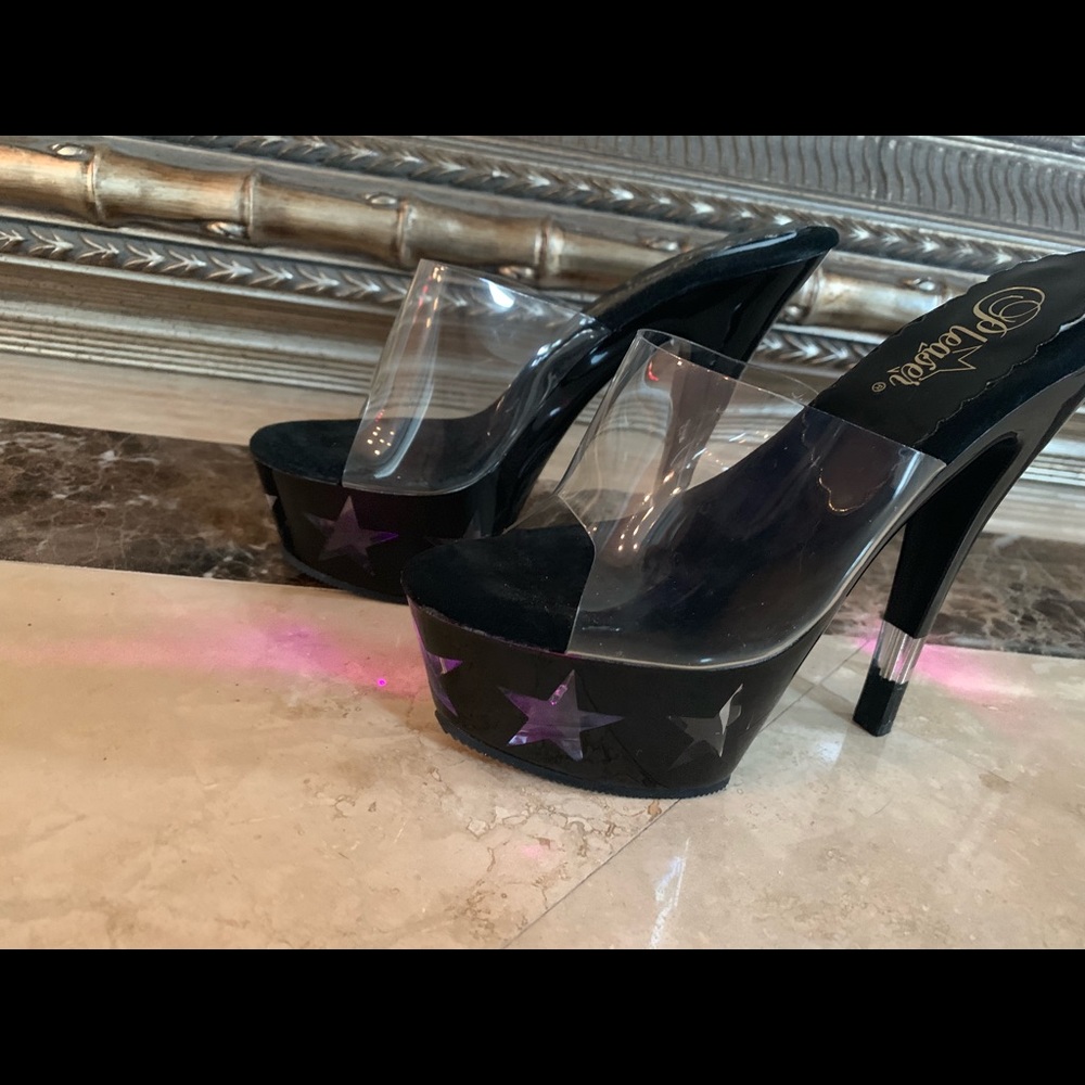 Light Up Pleaser Heels Size 7